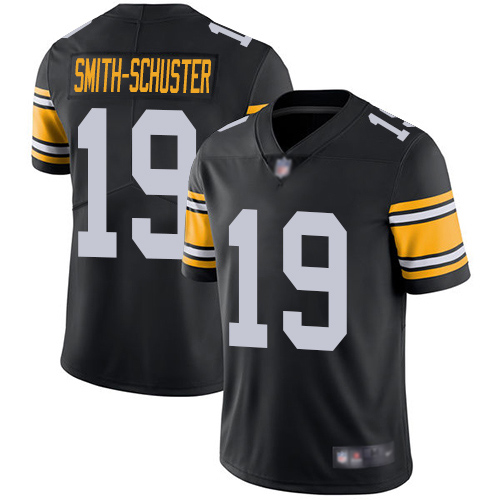 Youth Pittsburgh Steelers Football #19 Limited Black JuJu Smith Schuster Alternate Vapor Untouchable Nike NFL Jersey->youth nfl jersey->Youth Jersey
